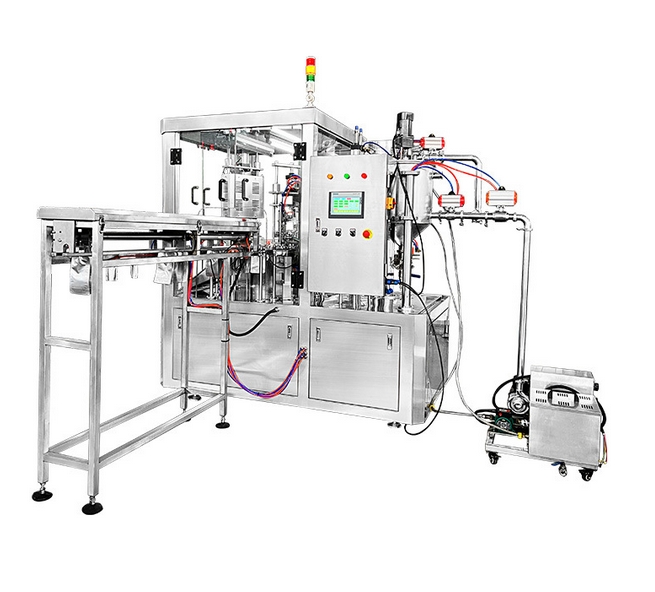 全自动吸嘴袋灌装旋盖一体机的灌装产品种类和工作原理