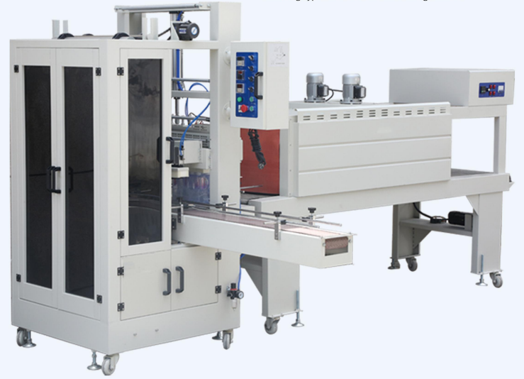 矿泉水/塑料罐自动套膜收缩包装机