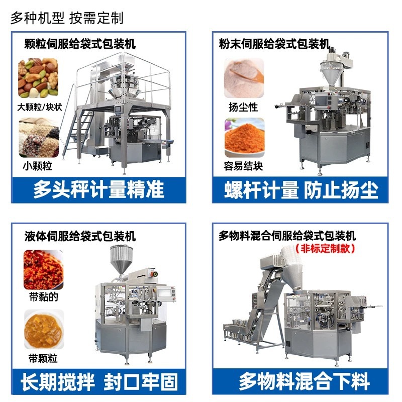 全自动八工位旋转给袋式包装机选型指南